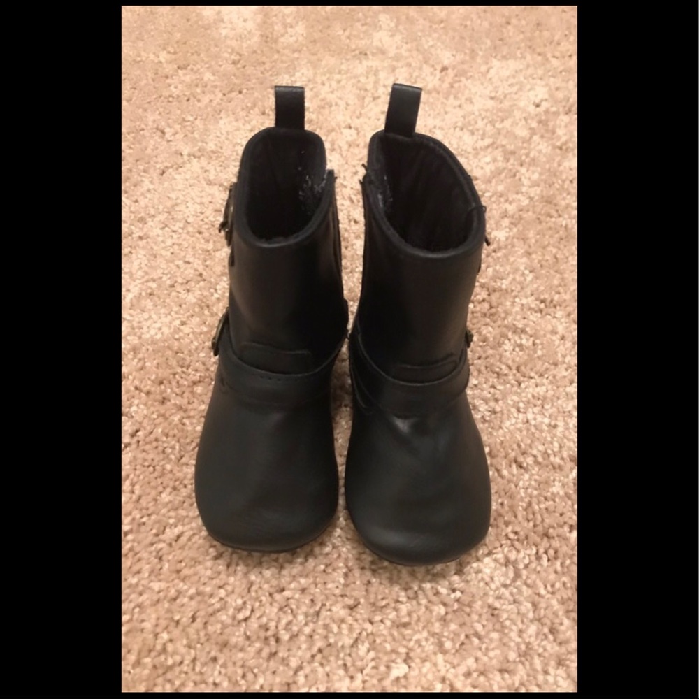New Old Navy Baby Boots (Black) 6-12 Months